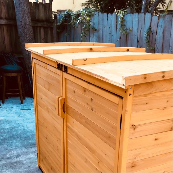 【Storage Shed】Large Horizontal Refuse Storage Shed