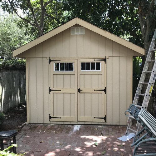 【Storage Shed】Homestead 10x12 ft Wood Storage Shed