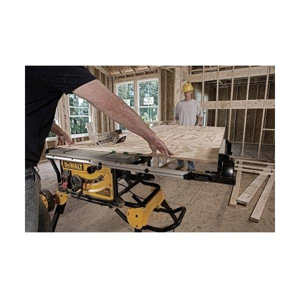 DEWALT 10-Inch Table Saw, 32-1/2-Inch Rip Capacity (DWE7491RS) 10-Inch Tablesaw w/Stand Tablesaw