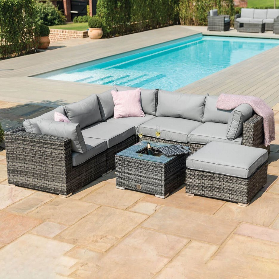 LONDON CORNER GROUP - WITH ICE BUCKET COFFEE TABLE