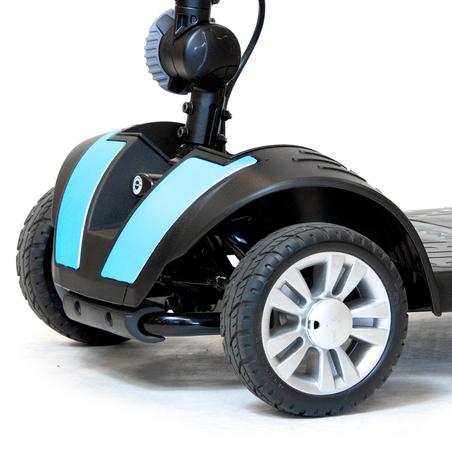 Roma Dallas Mobility Scooter NEVER USED Aqua Blue Portable Folding with Battery