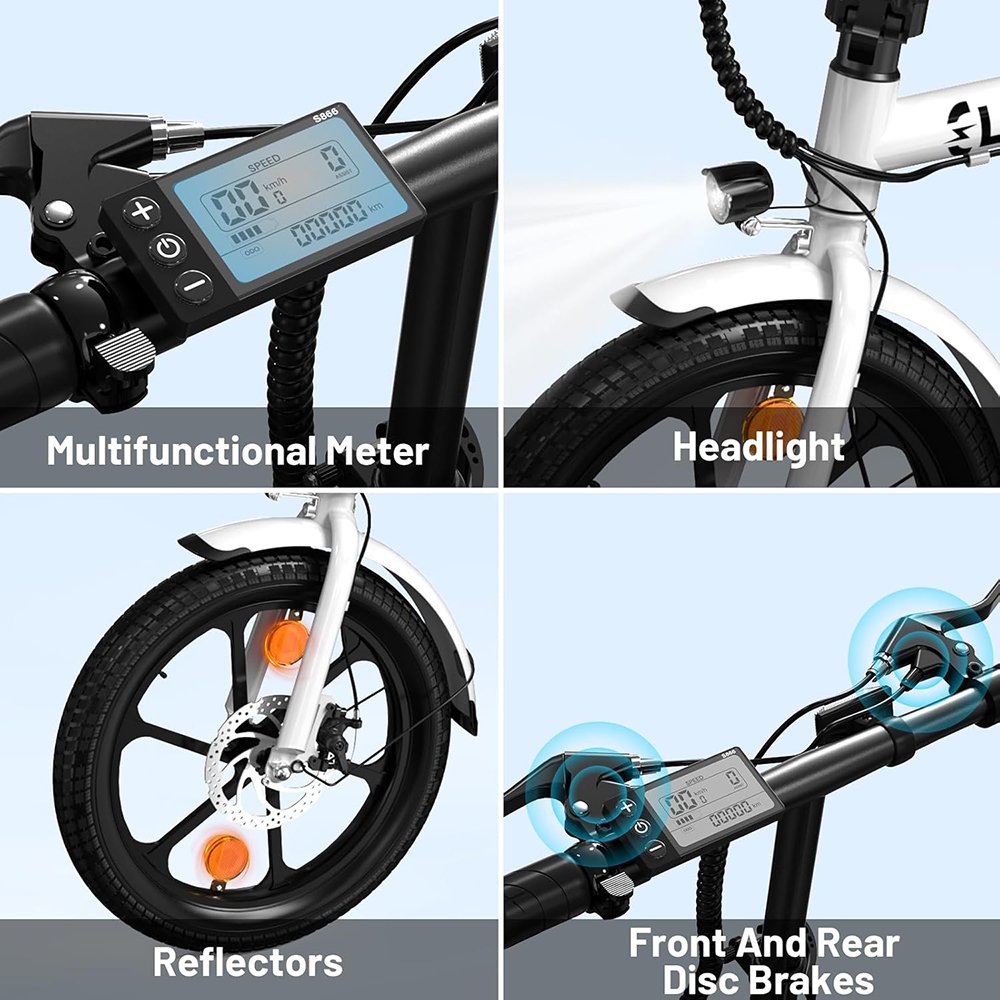 ELEKGO E Bike Folding Bike