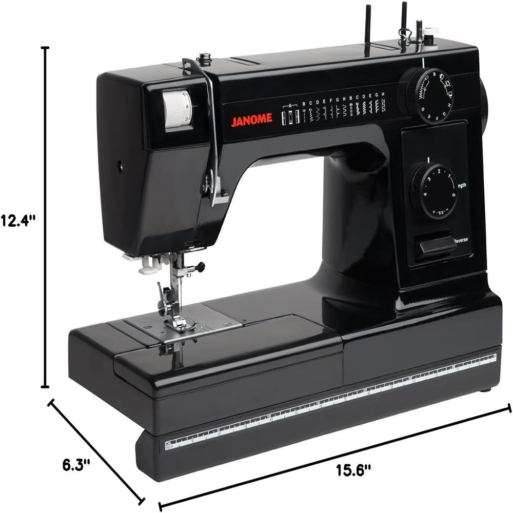 Janome HD1000BE HD1000 Black Edition All Metal Body Sewing Machine